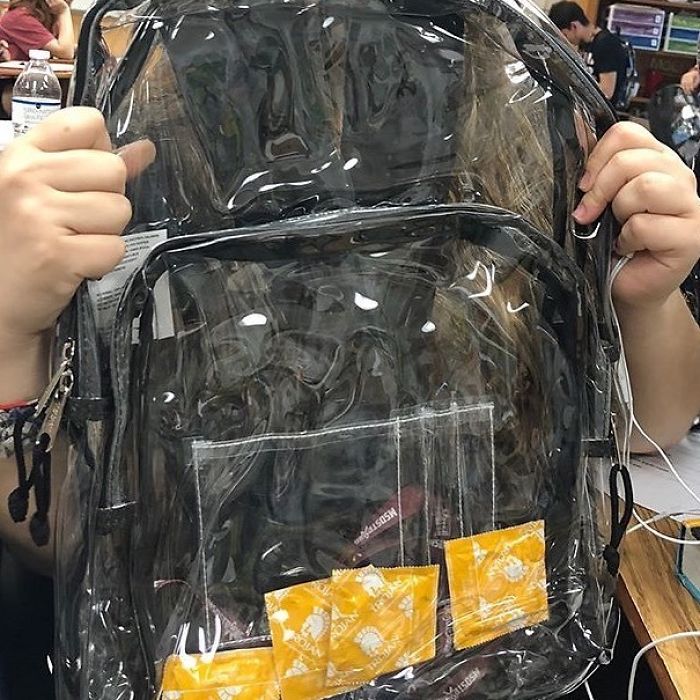 Transparent Backpacks Students Response