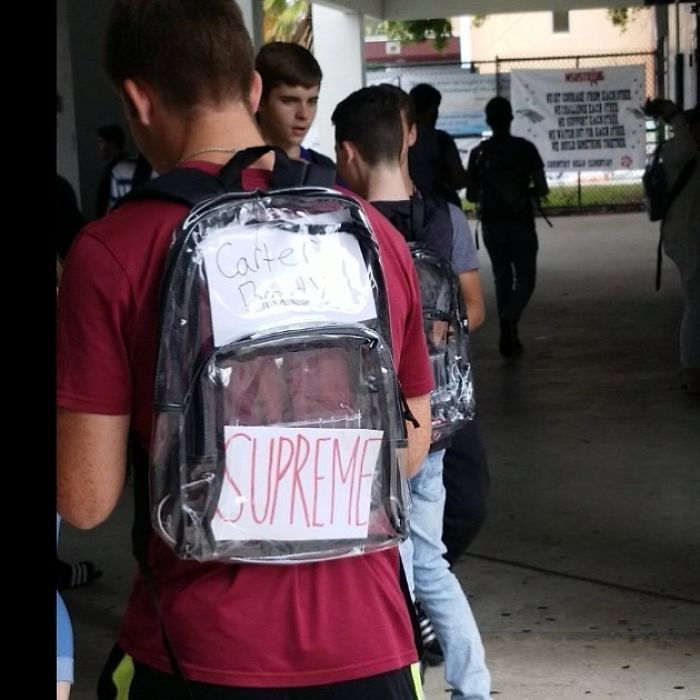 Transparent Backpacks Students Response