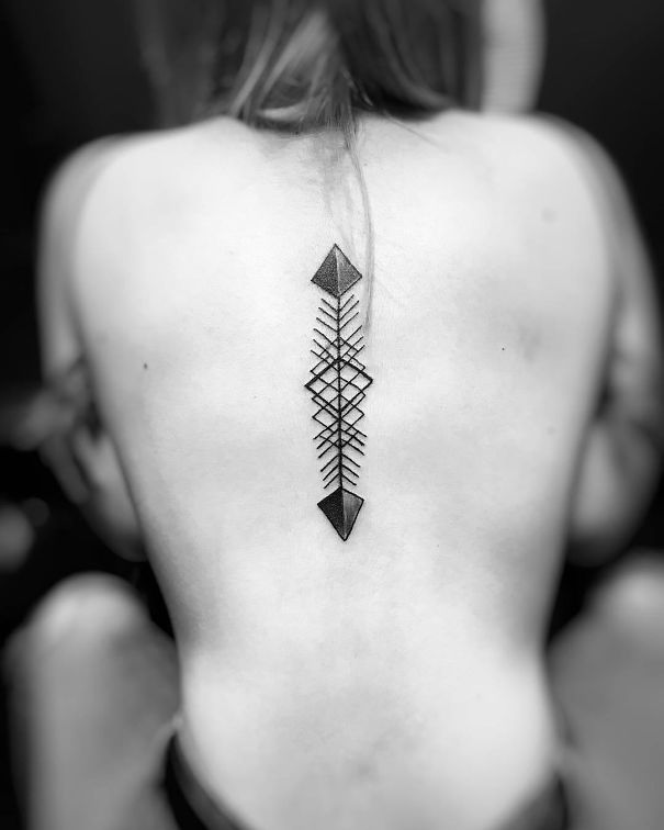 Spine Tattoo Design