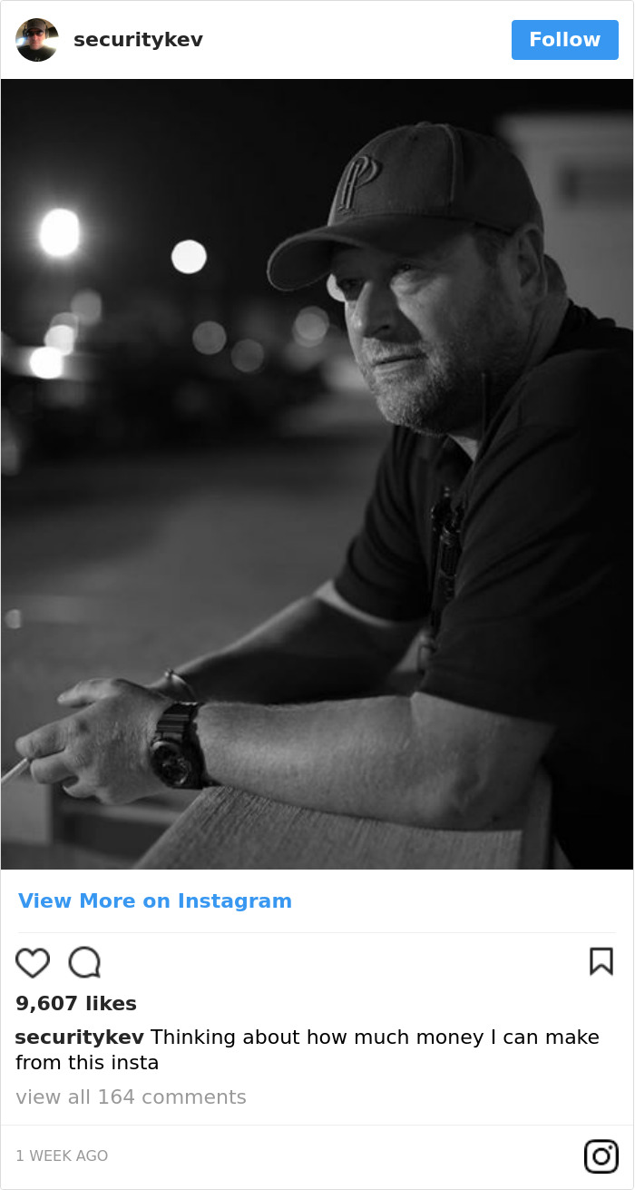 Ed Sheeran's Security Guard Has An Instagram, And It's Better Than His Boss's Ed Sheeran's Security Guard Has An Instagram, And It's Better Than His Boss's