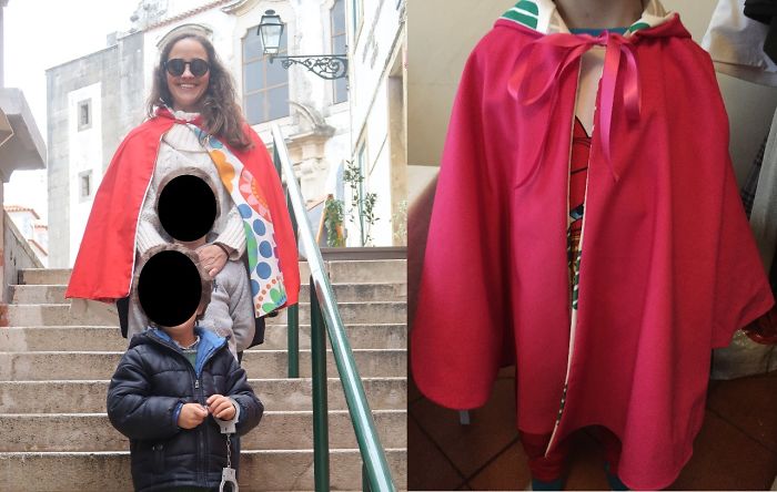 My Little Red Riding Hood Cape. My Niece Love It So I Made Her A Pink Version
