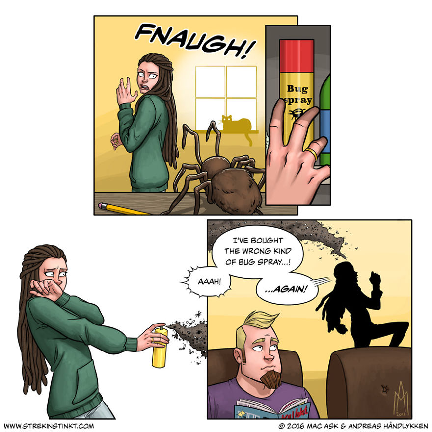 10+ Comicstrips That Illustrates Everyday Situations In Our Life, Through A Lens Of Surrealism.