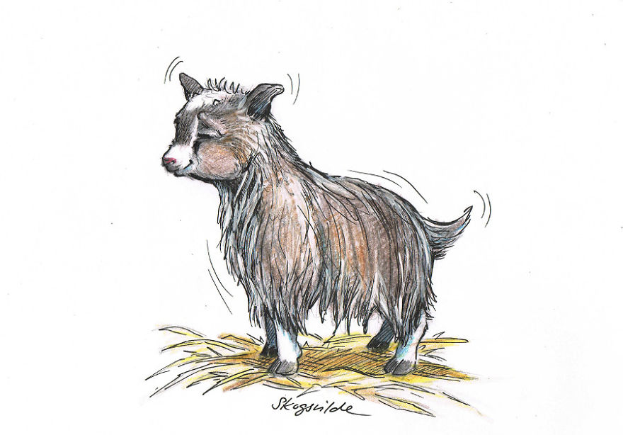 So Here I Go Again. Paper, Yes. Pencil, Yes. A Touch Of Skogsvilde, Yes Absolutely!