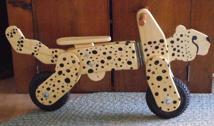Cheetah-Themed Standing Bike!