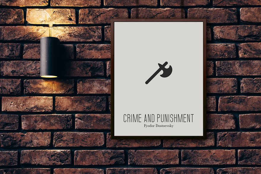 10 Mininalist Posters Of Famous Books