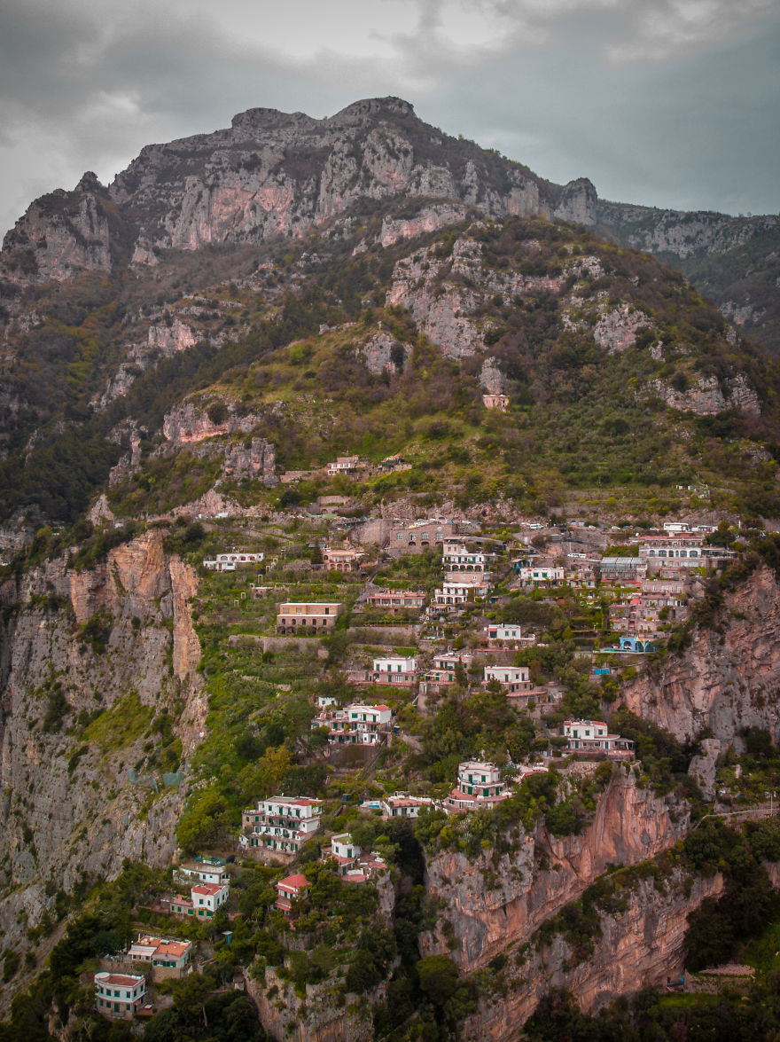 Amalfi Coast Positano From A Drone!