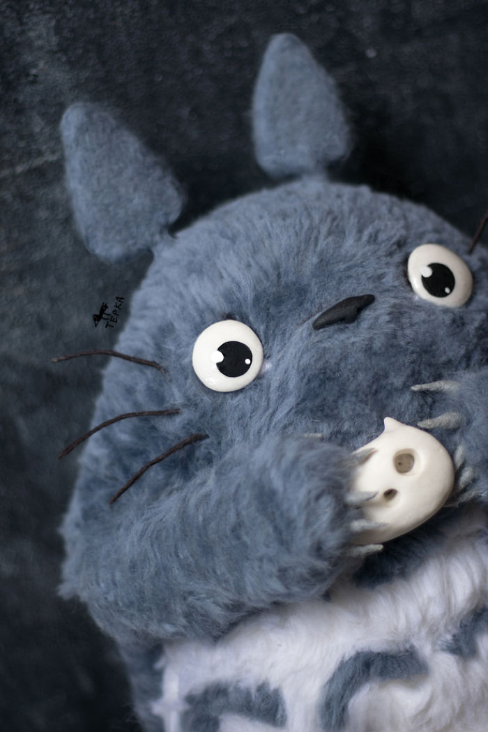 Adorable Needle Felted Totoro