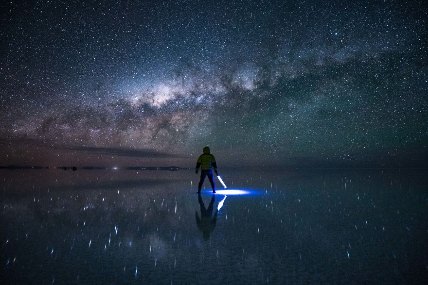 Dream Comes True: Star Wars Within Billions Of Stars At Largest Mirror On Earth, Salar De Uyuni Dream Comes True: Star Wars Within Billions Of Stars At Largest Mirror On Earth, Salar De Uyuni