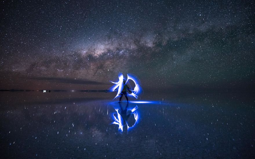 Dream Comes True: Star Wars Within Billions Of Stars At Largest Mirror On Earth, Salar De Uyuni Dream Comes True: Star Wars Within Billions Of Stars At Largest Mirror On Earth, Salar De Uyuni