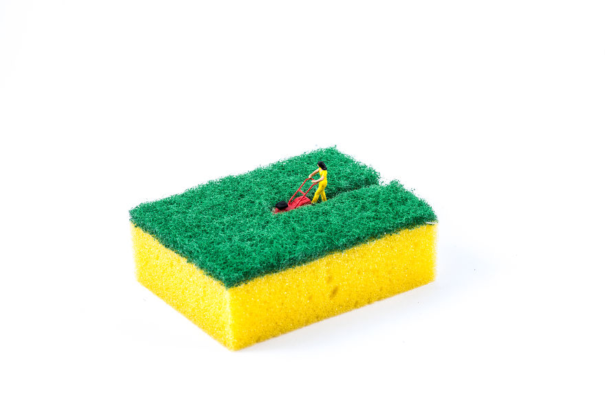 Sponge Mower