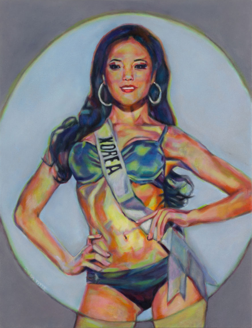 This Feminist Artist Paints Beauty Contestants