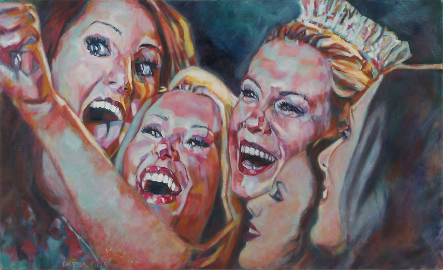 This Feminist Artist Paints Beauty Contestants This Feminist Artist Paints Beauty Contestants
