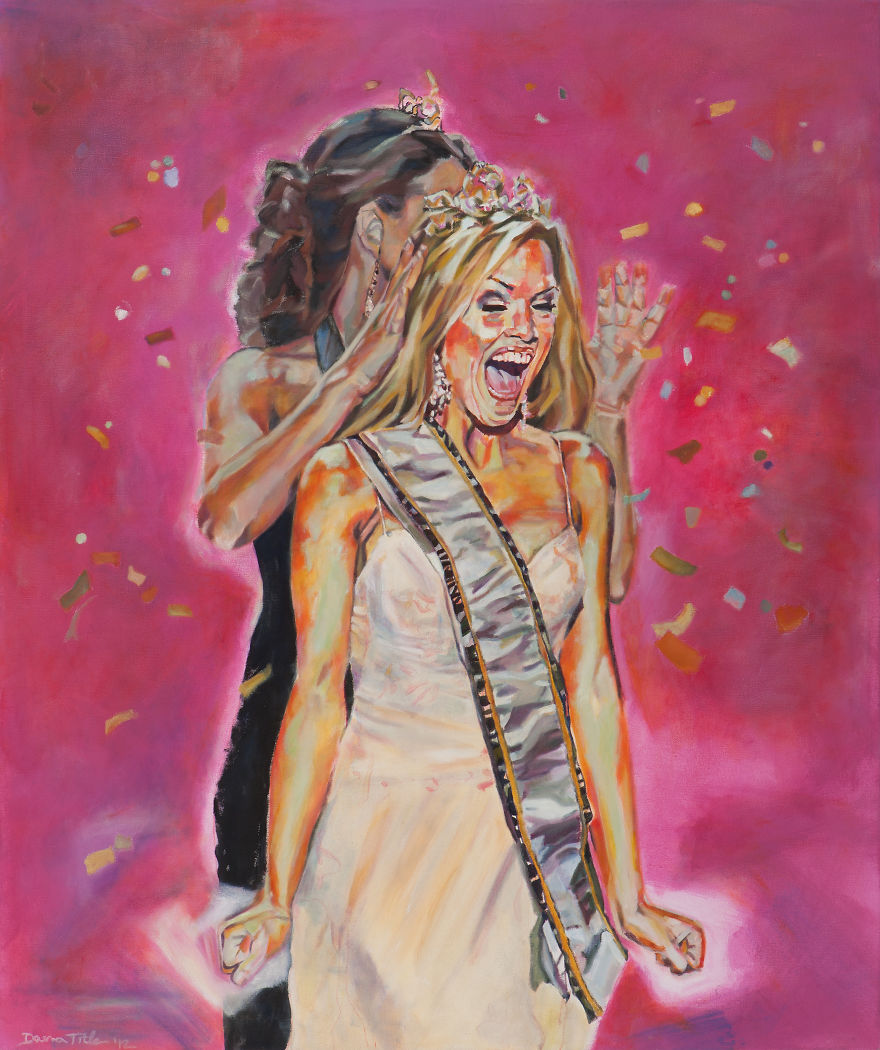 This Feminist Artist Paints Beauty Contestants This Feminist Artist Paints Beauty Contestants