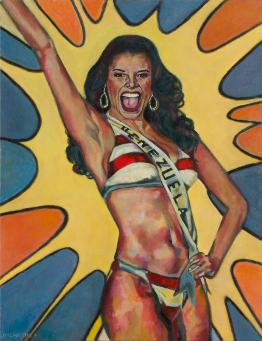 This Feminist Artist Paints Beauty Contestants