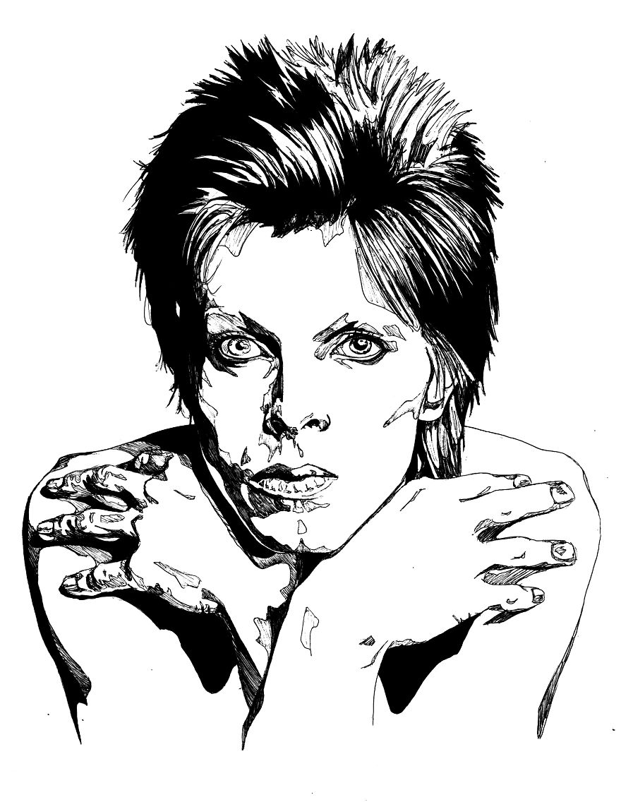 Lazy Artist Who Only Draws With A Black Pen