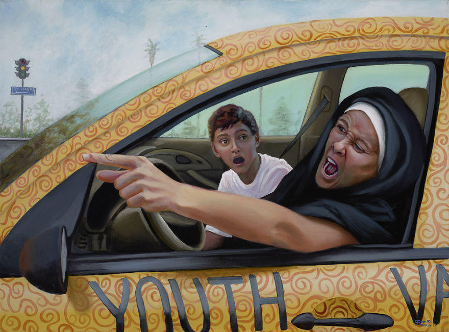 Dear Parents, Sister Regina Will No Longer Be Driving The Church Van