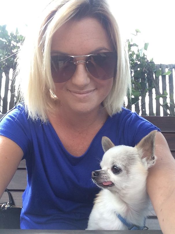 Dog Finds It Difficult To Sleep During Thunderstorms, But This Woman Knows A Sweet Solution Dog Finds It Difficult To Sleep During Thunderstorms, But This Woman Knows A Sweet Solution