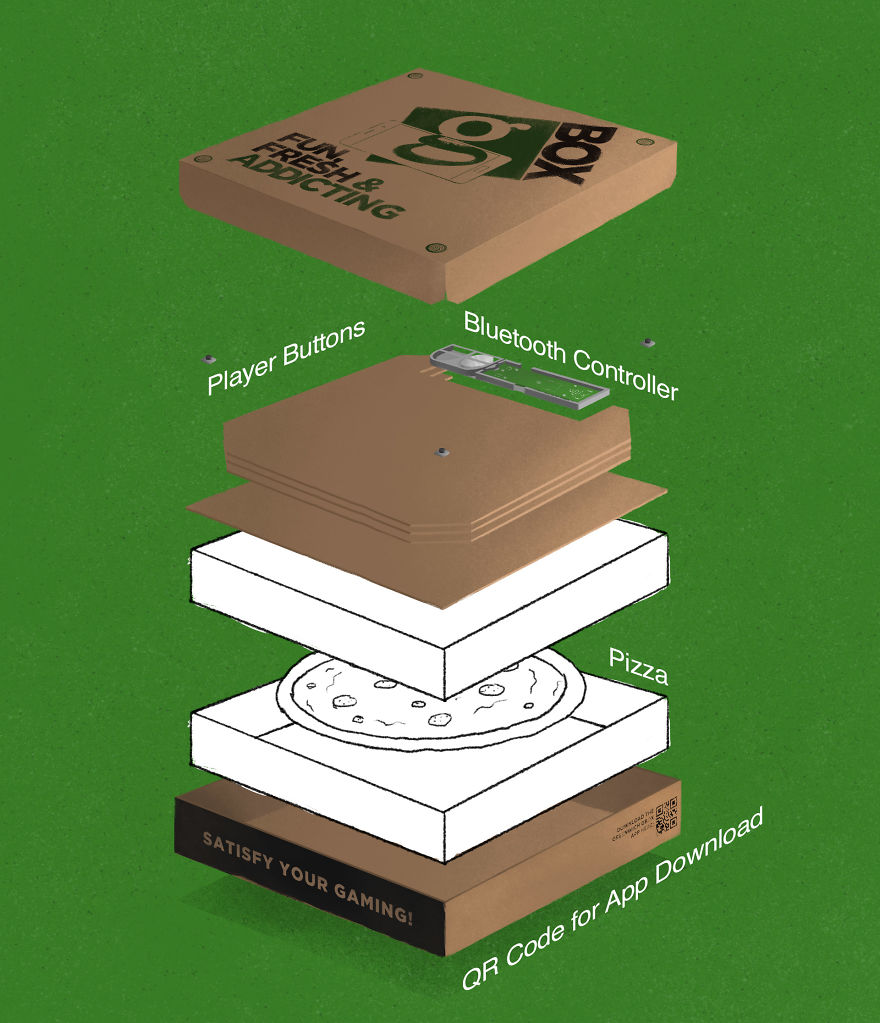 We Turned A Pizza Box Into A Game Console.