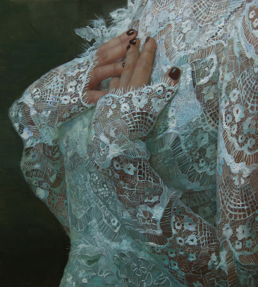 These Sensual Paintings Of Lace Are Beautiful For Any Collection These Sensual Paintings Of Lace Are Beautiful For Any Collection