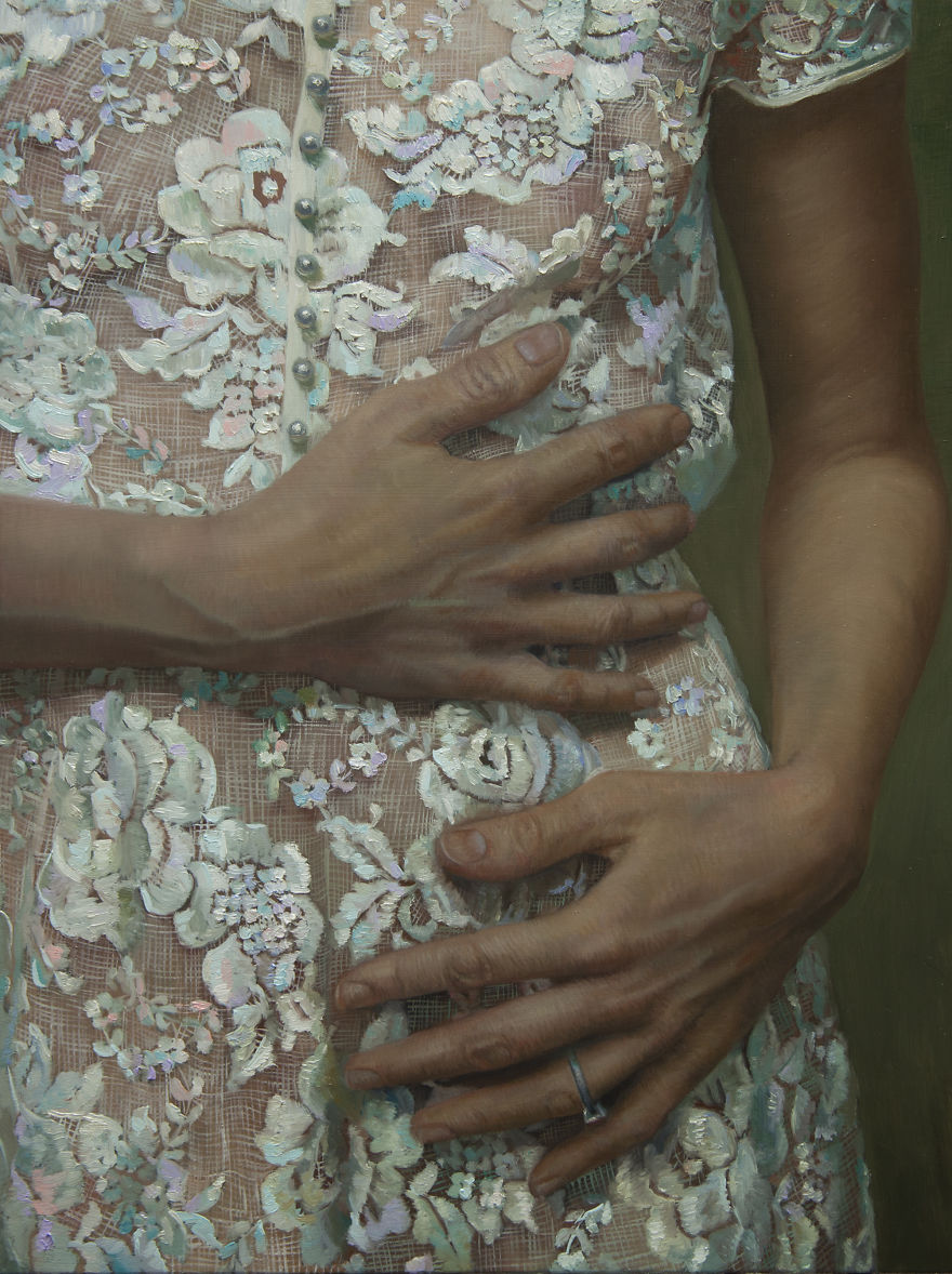 These Sensual Paintings Of Lace Are Beautiful For Any Collection