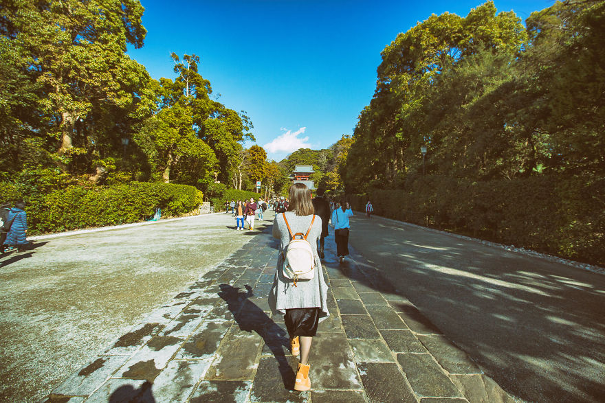 The No-Face Tourist In Japan