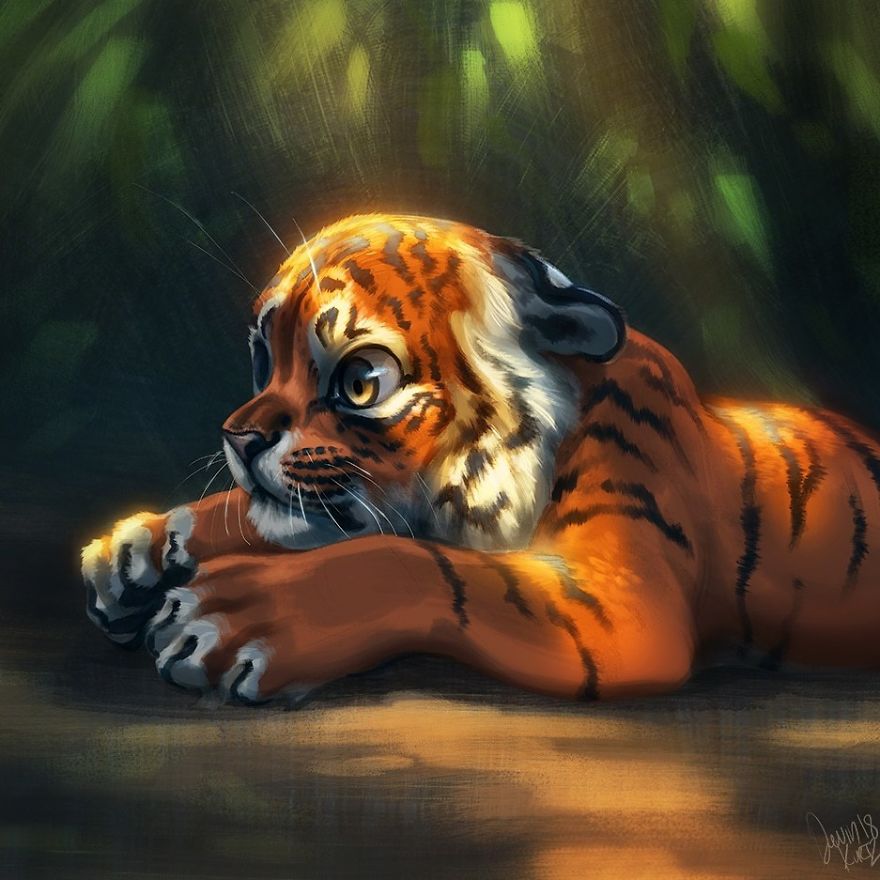 Fantasy Animal Paintings That Show The Real Magic In The World