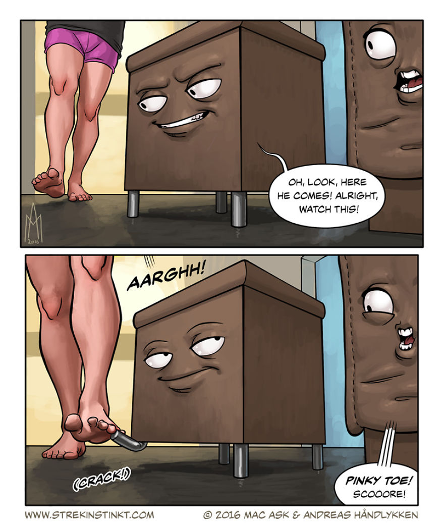 10+ Comicstrips That Illustrates Everyday Situations In Our Life, Through A Lens Of Surrealism.