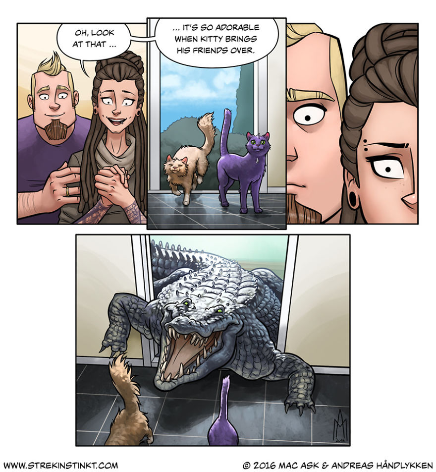 10+ Comicstrips That Illustrates Everyday Situations In Our Life, Through A Lens Of Surrealism.