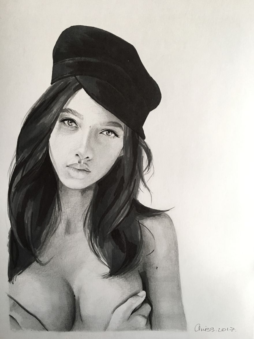 Hyper-Realistic Portraits With Just One Pencil Hyper-Realistic Portraits With Just One Pencil