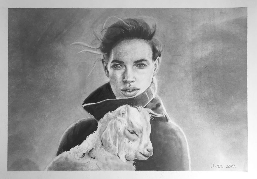 Hyper-Realistic Portraits With Just One Pencil Hyper-Realistic Portraits With Just One Pencil