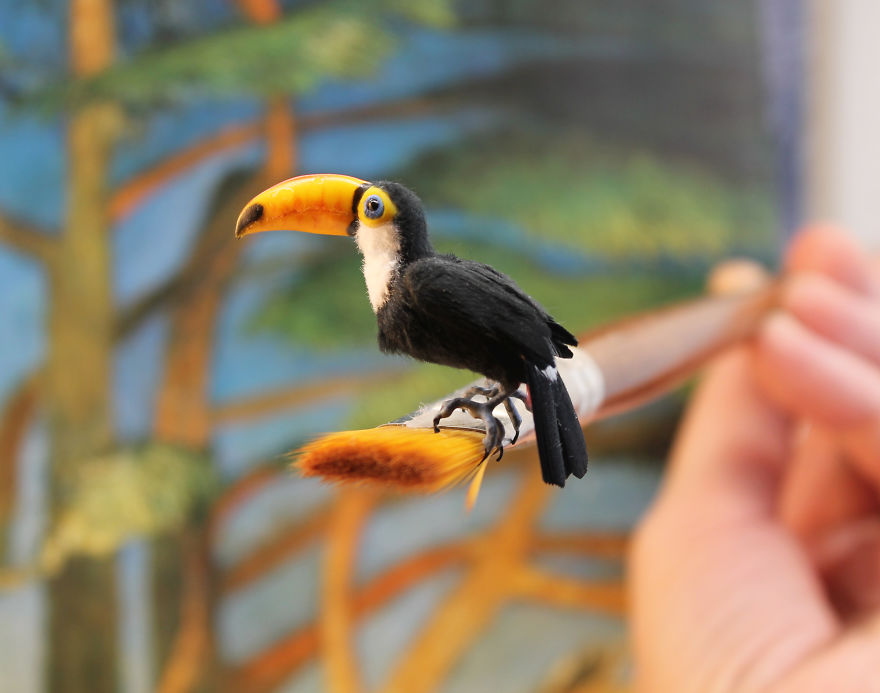 Tiny-Sculptures-Fairies-Miniatures-Katie-Doka