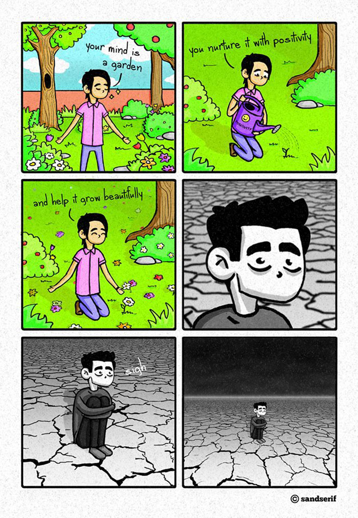 I Make Dark And Amusing Comics About My Life To Express Myself