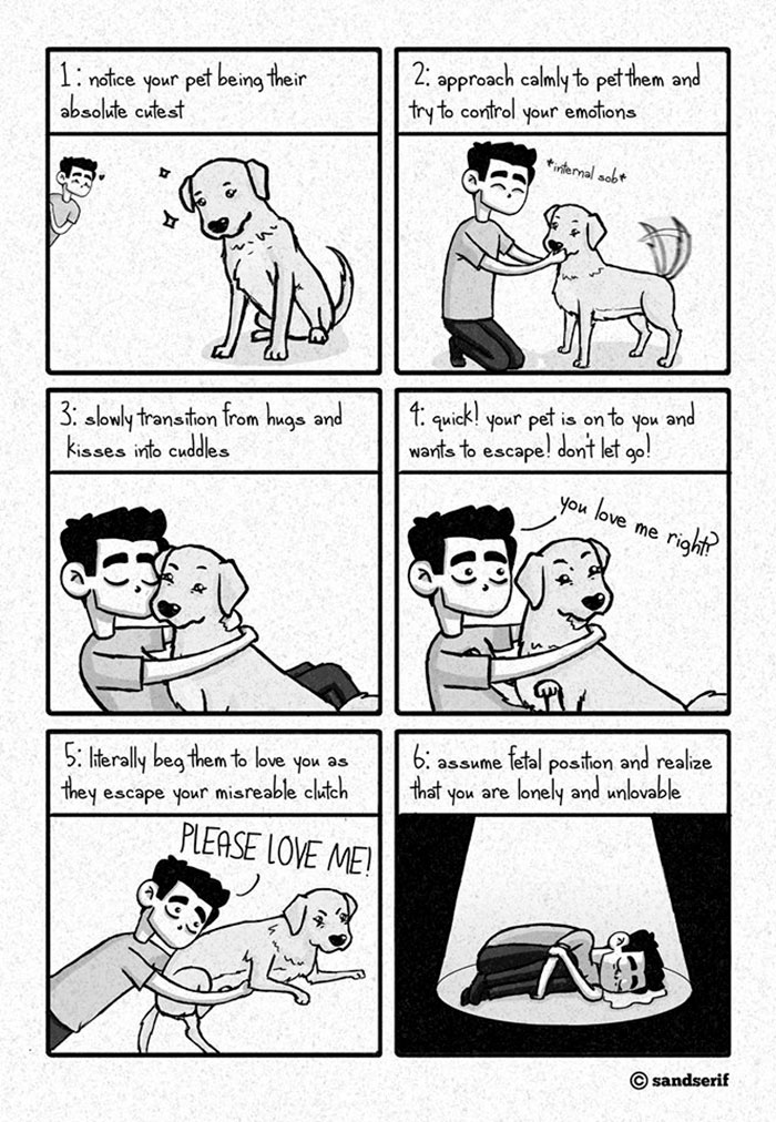 I Make Dark And Amusing Comics About My Life To Express Myself