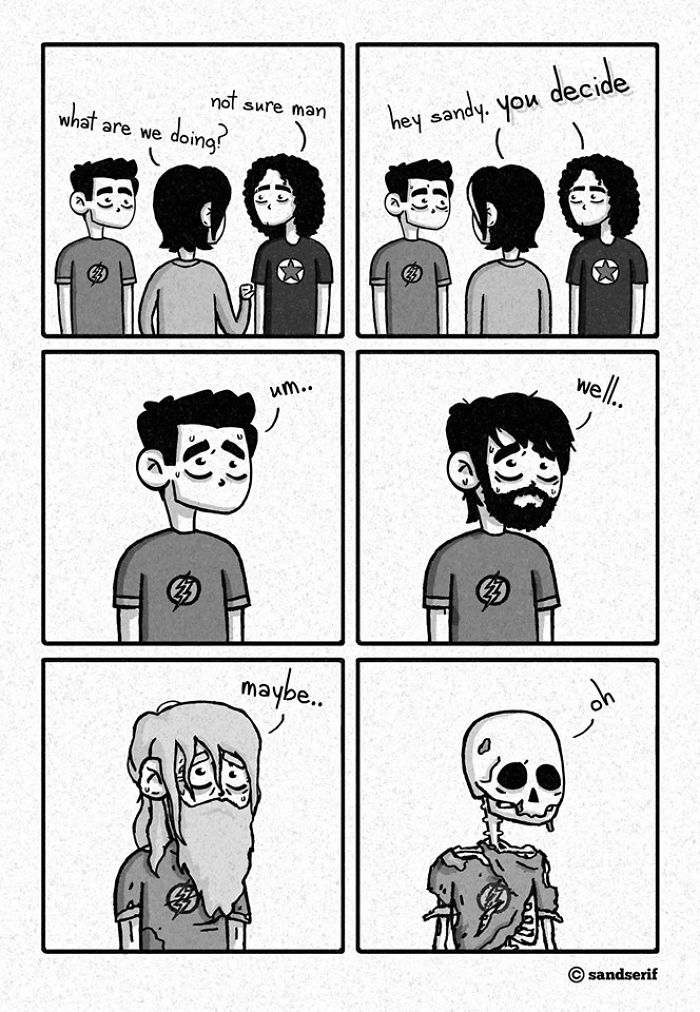 I Make Dark And Amusing Comics About My Life To Express Myself