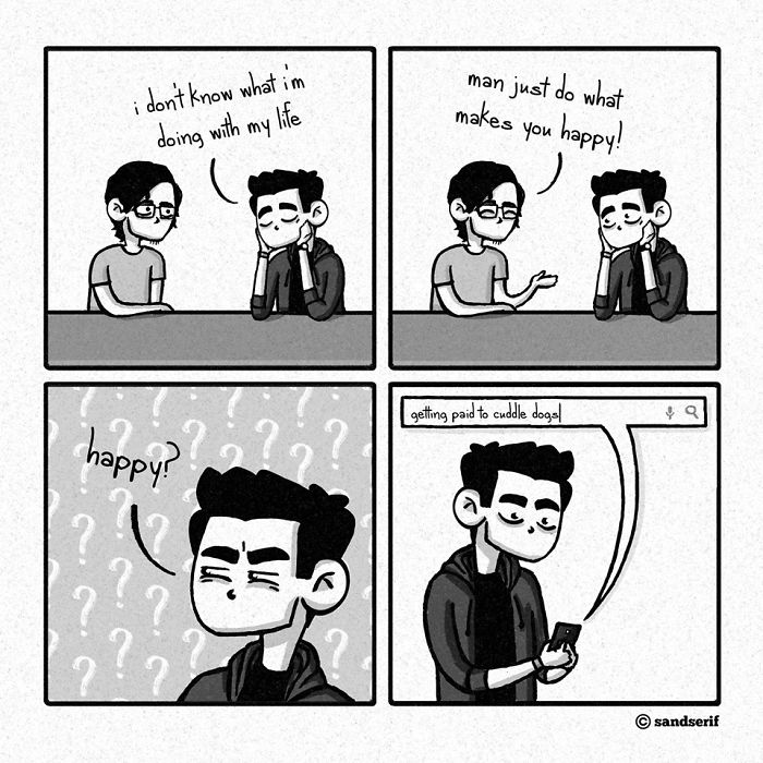 I Make Dark And Amusing Comics About My Life To Express Myself