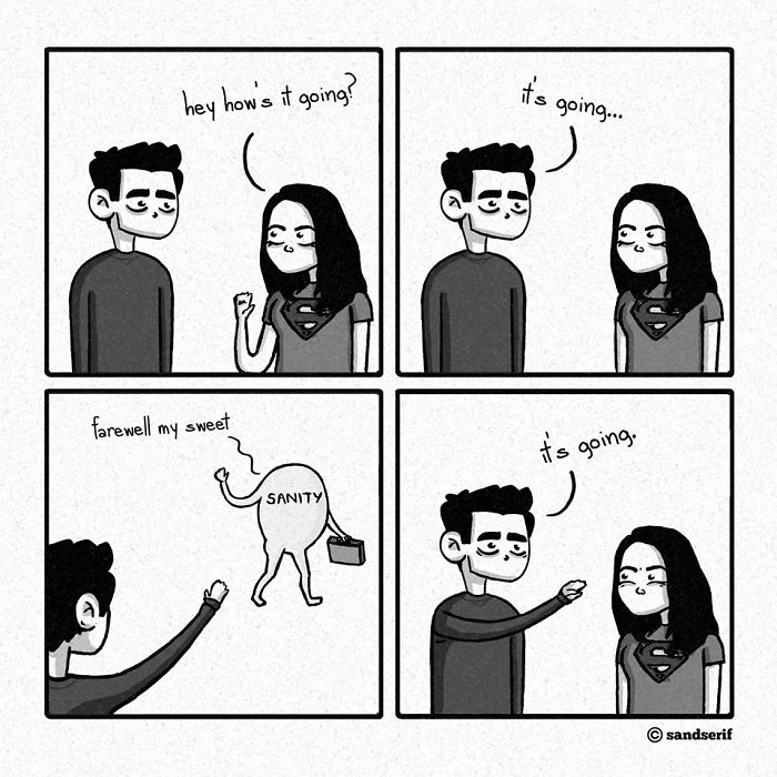 I Make Dark And Amusing Comics About My Life To Express Myself