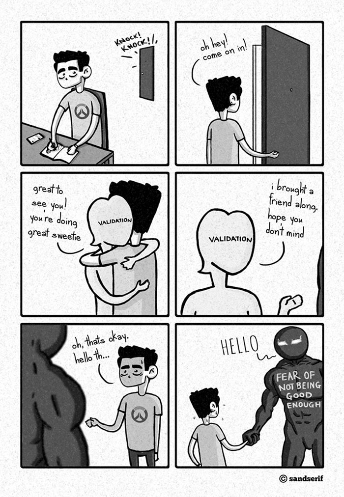 I Make Dark And Amusing Comics About My Life To Express Myself