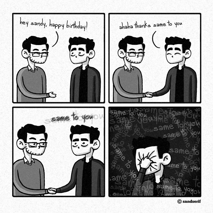 I Make Dark And Amusing Comics About My Life To Express Myself