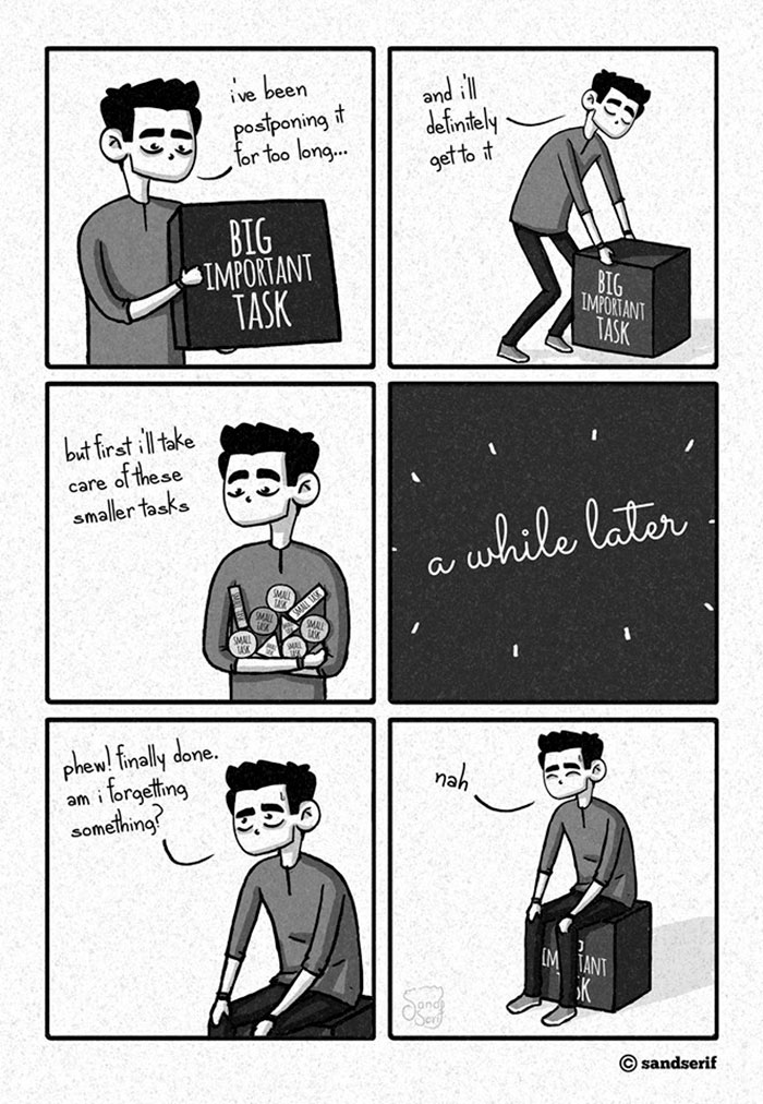 I Make Dark And Amusing Comics About My Life To Express Myself