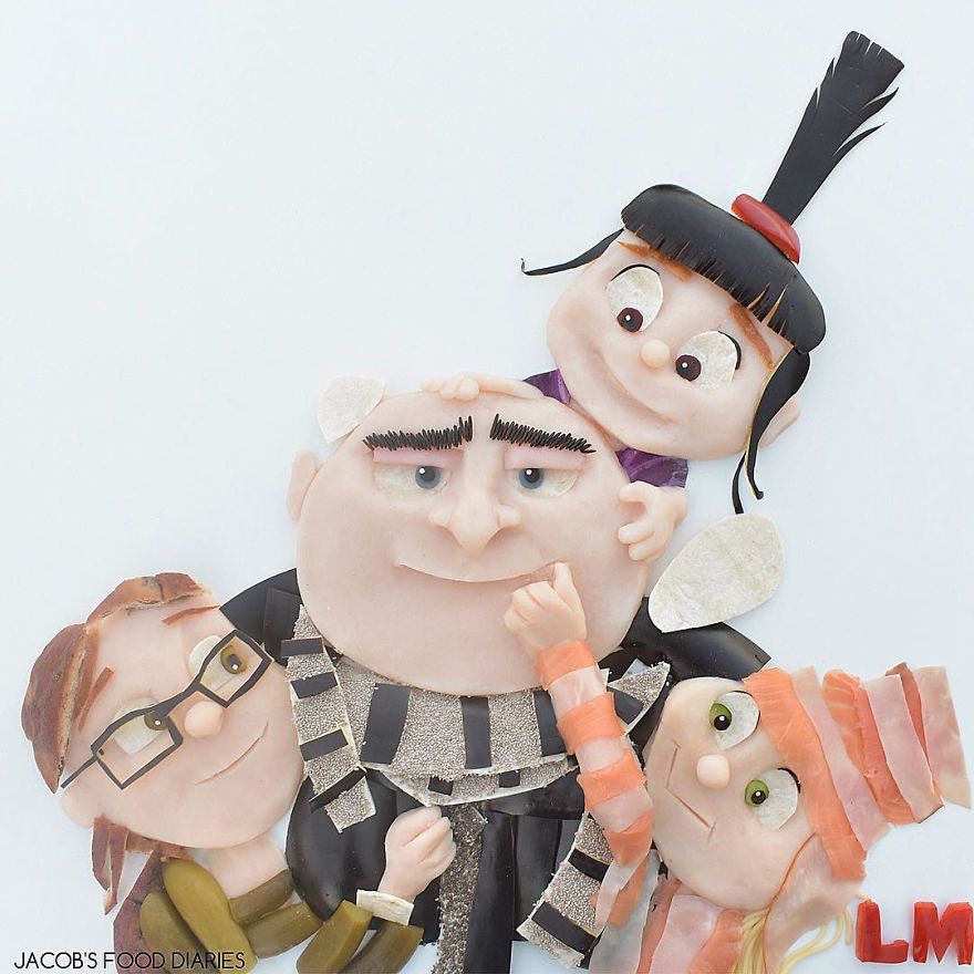 Gru, Margo, Edith And Agnes From Despicable Me 3