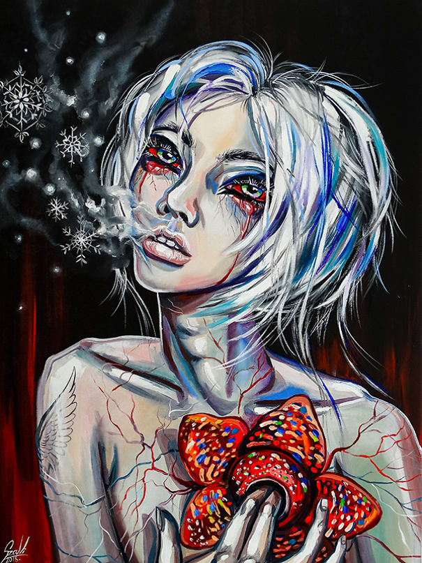 I Painted Melancholic Women Portraits To Reveal The Surreal Feeling Of Sadness I Painted Melancholic Women Portraits To Reveal The Surreal Feeling Of Sadness