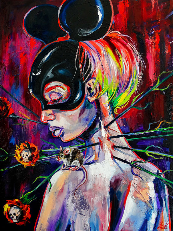 I Painted Melancholic Women Portraits To Reveal The Surreal Feeling Of Sadness