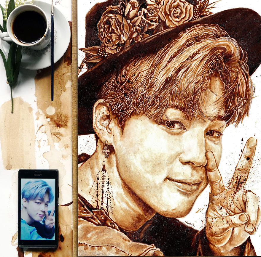 I'm Back At Drawing With Coffee Illustrations Of Bts I'm Back At Drawing With Coffee Illustrations Of Bts