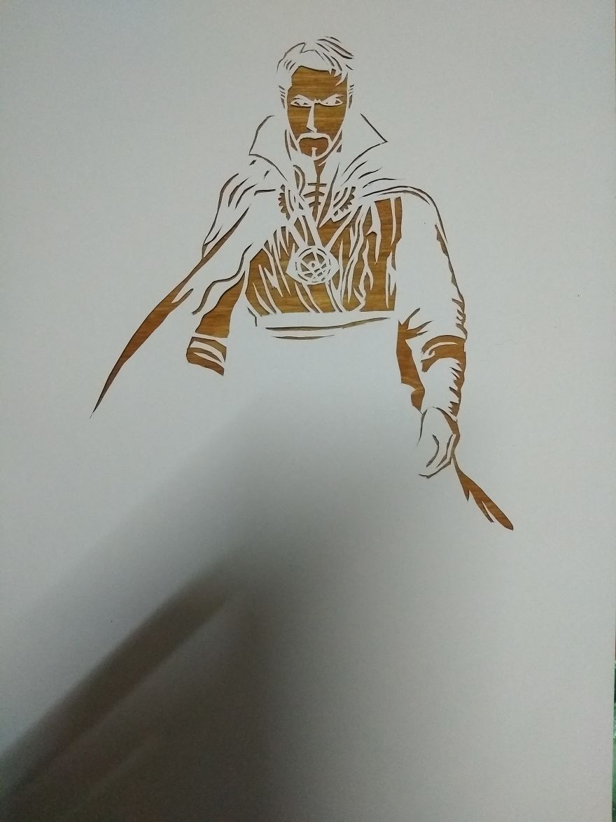 Infinity War Characters Paper Cut Art Infinity War Characters Paper Cut Art
