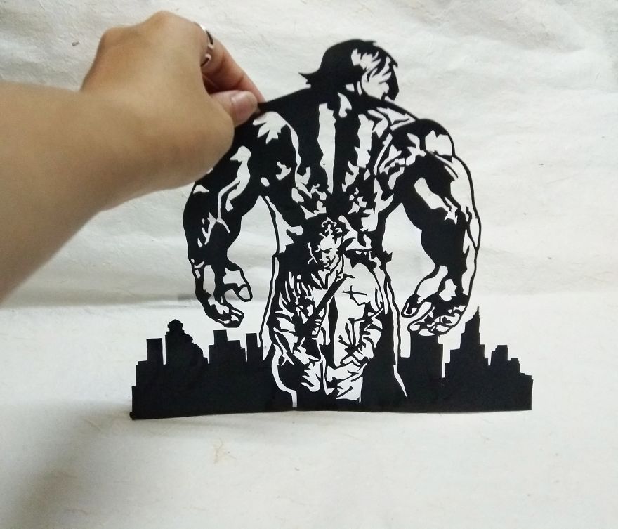 Infinity War Characters Paper Cut Art Infinity War Characters Paper Cut Art