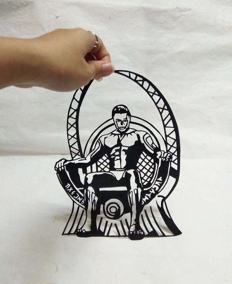 Infinity War Characters Paper Cut Art Infinity War Characters Paper Cut Art