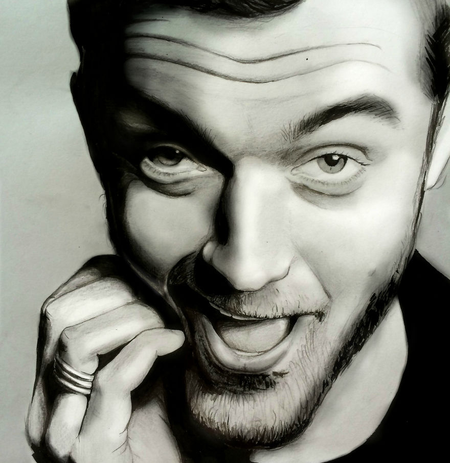 Hyper-Realistic Portraits With Just One Pencil Hyper-Realistic Portraits With Just One Pencil