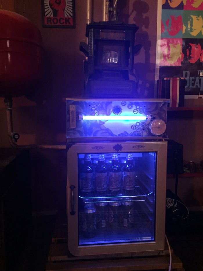 My Steampunk Fridge
