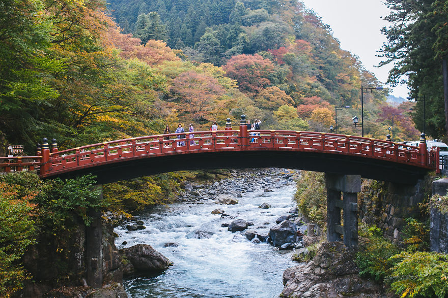 Shinkyo Bridge In Nikko