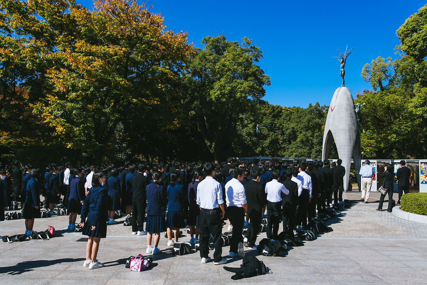 Children's Peace Monument In The Morning, Hiroshima